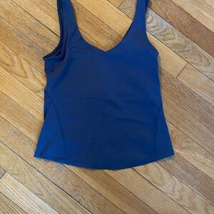 Women's Blue Sleeveless Top